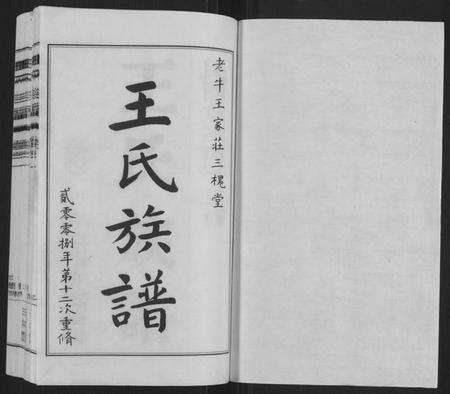 江苏王氏族谱-王氏族谱[8卷](别名：Wang Shi Zu Pu).pdf电子版预览图1