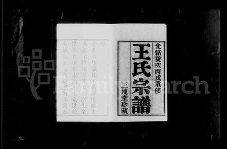 江苏王氏族谱-瓦屑坝王氏宗谱 [8卷](别名：毘陵王氏宗谱).pdf电子版预览图5