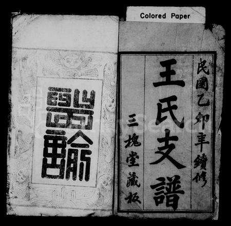 湖北王氏族谱-王氏宗谱 [16卷,及卷首](别名：王氏支谱).pdf电子版预览图1