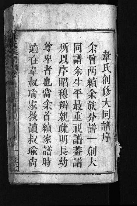 湖北韦氏族谱-韦氏宗谱 [18卷,首4卷,及附卷](别名：韦氏创修大同谱、Wei Shi Zong Pu、韦氏宗谱).pdf电子版预览图2