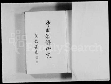 中国未知族谱-中国族谱研究 = A study of Chinese genealogies(别名：A study of Chinese genealogies).pdf电子版预览图3