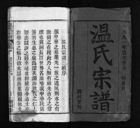 湖北温氏族谱-温氏宗谱 [15卷,首4卷](别名：Wen Shi Zong Pu).pdf电子版预览图2