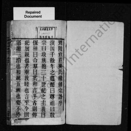 江苏吴氏族谱-毘陵宣庄吴氏续修宗谱 [16卷](吴氏宗谱).pdf电子版预览图1