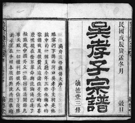 湖北吴氏族谱-吴孝子宗谱 [17卷,首1卷](别名：吴氏宗谱、吴府三修族谱、Wu Xiao Zi Zong Pu、吴氏三修宗谱、吴孝子宗谱).pdf电子版预览图2