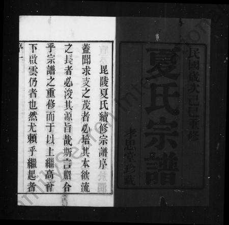 江苏夏氏族谱-毗陵夏氏重修宗谱 [8卷](别名：夏氏宗谱).pdf电子版预览图2