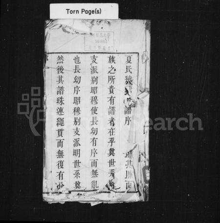 江苏夏氏族谱-八潭夏氏续修宗谱 [8卷](别名：夏氏宗谱).pdf电子版预览图1