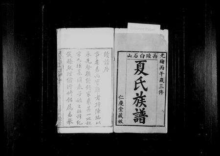 湖北夏氏族谱-夏氏宗谱 [13卷,首1卷](别名：夏氏族谱).pdf电子版预览图1