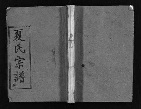 湖北夏氏族谱-夏氏宗谱 [卷数不详](别名：Xia Shi Zong Pu).pdf电子版预览图1
