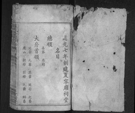 湖北夏氏族谱-夏氏宗谱 [10卷,首2卷](别名：夏氏重修宗谱).pdf电子版预览图1