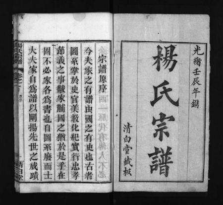 湖北谢氏族谱-杨氏宗谱 [10卷](别名：杨氏续修宗谱、Yang Shi Zong Pu、杨氏宗谱).pdf电子版预览图2