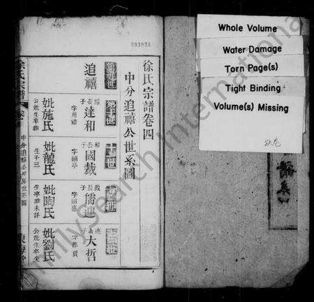 中国徐氏族谱-阳逻徐氏宗谱(别名：徐氏宗谱).pdf电子版预览图1