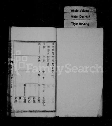 江苏徐氏族谱-义兴洑溪徐氏家乘 [残卷](别名：洑溪徐氏家乘).pdf电子版预览图1