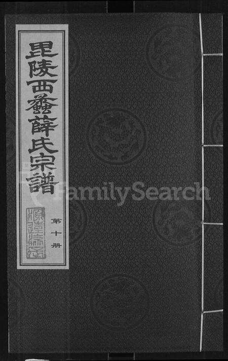 江苏薛氏族谱-毘陵西蠡薛氏八修宗谱 [28卷,首尾各1卷](别名：毘陵西蠡薛氏宗谱、薛氏宗谱).pdf电子版