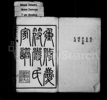 四川严氏族谱-重修庆符严氏家谱(别名：庆符严氏家谱).pdf电子版预览图1