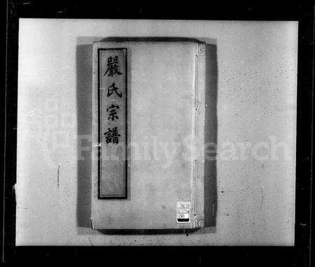 江苏严氏族谱-梦溪严氏宗谱 [10卷](别名：严氏宗谱).pdf电子版预览图1