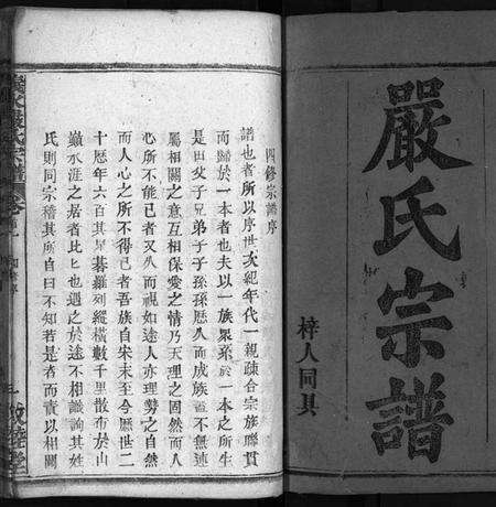 湖北严氏族谱-严氏宗谱 [27卷,首4卷](别名：Yan Shi Zong Pu、义水严氏宗谱、严氏宗谱).pdf电子版预览图2