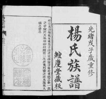 江苏杨氏族谱-京江杨氏宗谱 [10卷](别名：杨氏宗谱).pdf电子版预览图4
