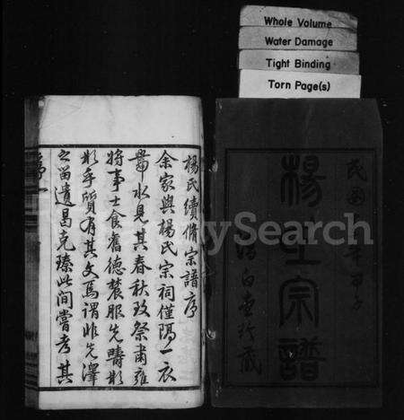 江苏杨氏族谱-杨氏宗谱 [12卷,首末各1卷](别名：毘陵杨氏宗谱).pdf电子版预览图2