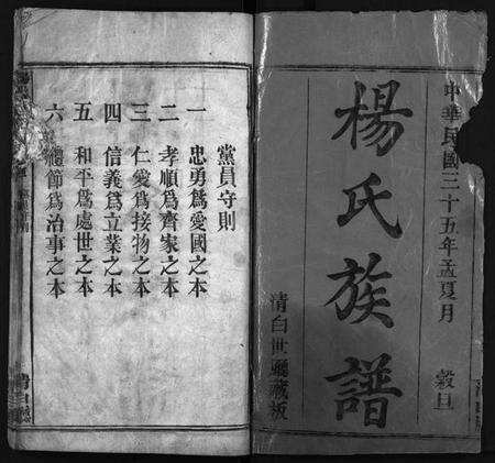 湖北杨氏族谱-杨氏族谱[24卷,首4卷,末1卷](别名：Yang Shi Zu Pu、杨氏宗谱).pdf电子版预览图2