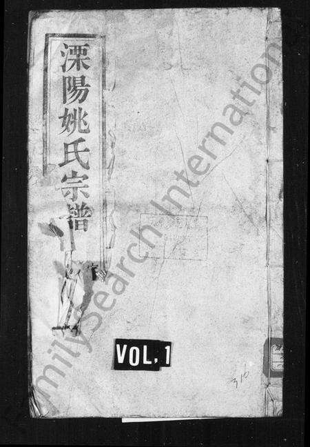 江苏姚氏族谱-溧阳姚氏宗谱 [45卷,首1卷](别名：姚氏宗谱).pdf电子版缩略图