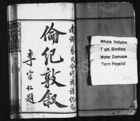 湖南蔡氏族谱-蔡氏族谱 [27卷,及卷首].pdf电子版预览图3