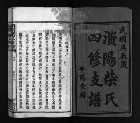 湖南柴氏族谱-柴氏支谱 [10卷含首1卷,末1卷].pdf电子版预览图1