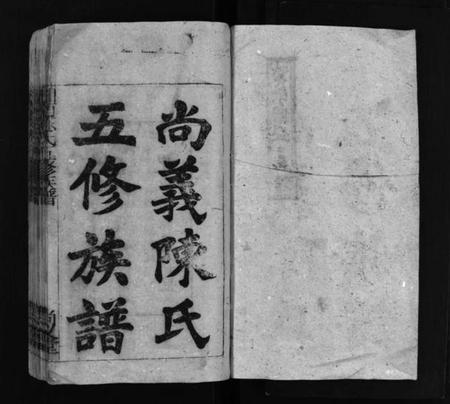 湖南陈氏族谱-尚义陈氏五修族谱 [64卷,含首1卷].pdf电子版预览图1