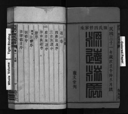 湖南陈氏族谱-长岭下陈氏族谱 [8卷].pdf电子版预览图1