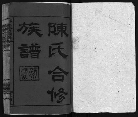 湖南陈氏族谱-陈氏合修族谱 [35卷,首1卷].pdf电子版预览图1