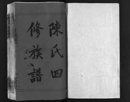 湖南陈氏族谱-陈氏四修族谱 [13卷,含首上下卷].pdf电子版预览图1