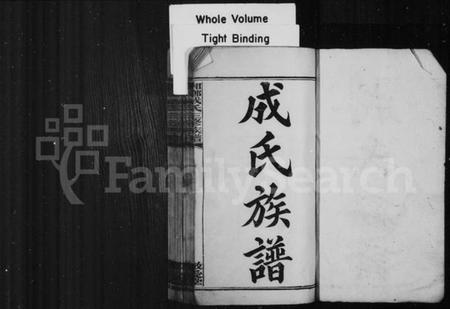 湖南成氏族谱-成氏族谱 [26卷,首2卷].pdf电子版预览图1