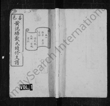 湖南戴氏族谱-善邑黄泥塘戴氏续修支谱 [8卷].pdf电子版