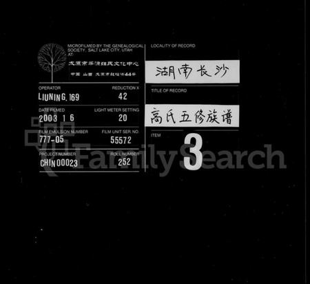 湖南高氏族谱-高氏族谱 [25卷,首3卷].pdf电子版缩略图