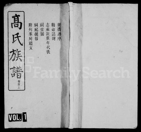 湖南高氏族谱-高氏族谱 [25卷,首3卷].pdf电子版预览图1