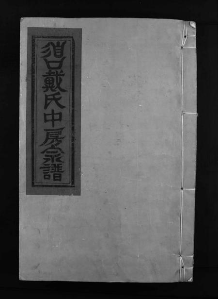 江西戴氏族谱-谯国戴氏宗谱 [3卷].pdf电子版预览图1