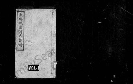 湖南何氏族谱-何氏族谱 [42卷,首2卷,末1卷].pdf电子版预览图1