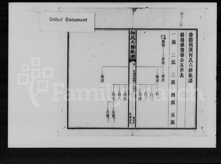 湖南何氏族谱-益阳板溪何氏六修族谱 [残卷].pdf电子版缩略图