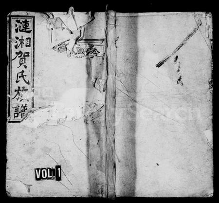 湖南贺氏族谱-涟湘贺氏族谱 [21卷,首1卷].pdf电子版预览图1