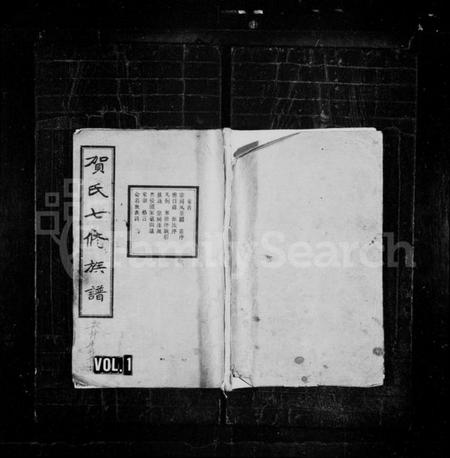 湖南贺氏族谱-贺氏嘉荣七修族谱 [12卷,首末各1卷].pdf电子版预览图1