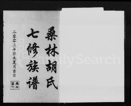 湖南胡氏族谱-桑林胡氏七修族谱 [卷数杂异].pdf电子版预览图5