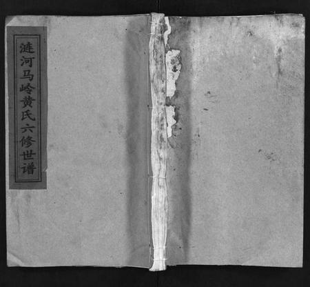 湖南黄氏族谱-涟河马岭黄氏六修世谱[卷数不详].pdf电子版预览图1