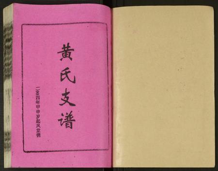 湖南黄氏族谱-街埠头东山黄氏支谱 [12卷,首1卷].pdf电子版预览图1