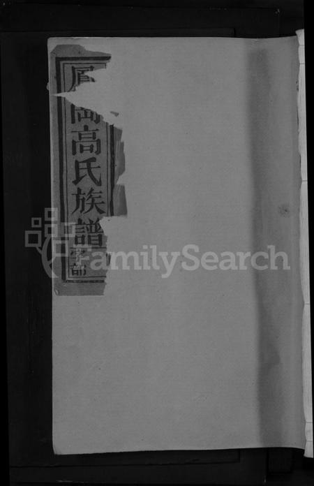 江西高氏族谱-高氏族谱 [8卷,含卷首].pdf电子版缩略图