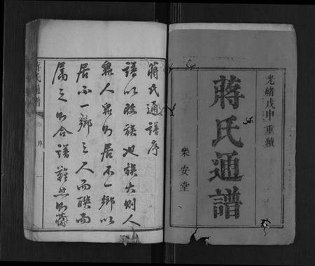 湖南蒋氏族谱-蒋氏族谱[不分卷].pdf电子版预览图1