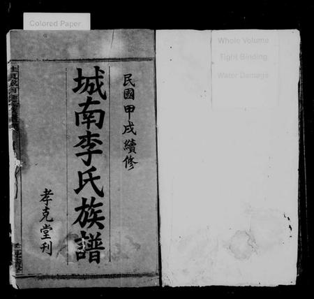 湖南李氏族谱-城南李氏族谱 [不分卷].pdf电子版预览图2