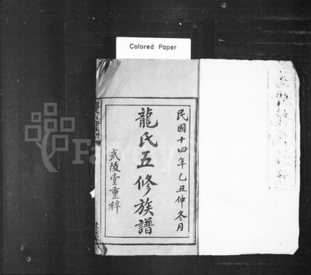 湖南龙氏族谱-龙氏五修族谱 [37卷].pdf电子版预览图2