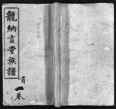 湖南龙氏族谱-龙纳言堂族谱 [22卷,首1卷,附2卷].pdf电子版预览图1