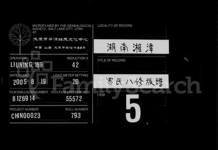 湖南罗氏族谱-罗氏八修族谱 [10卷,首末各1卷].pdf电子版缩略图