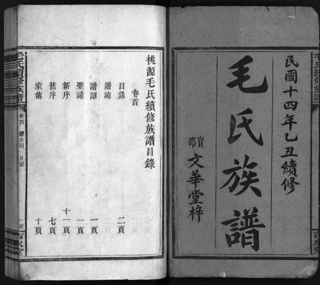 湖南毛氏族谱-毛氏族谱 [4卷,含首1卷].pdf电子版预览图2