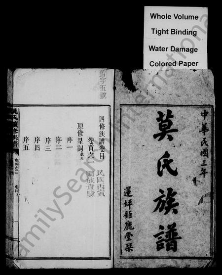 湖南莫氏族谱-莫氏族谱 [17卷,首2卷,末4卷].pdf电子版预览图2